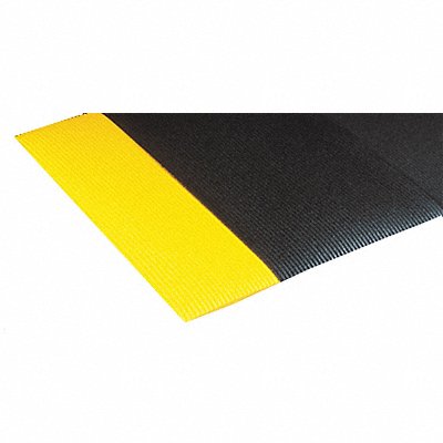 NOTRAX 413R0024BY Antifatigue Runner Black YllwBrdr 2x60ft