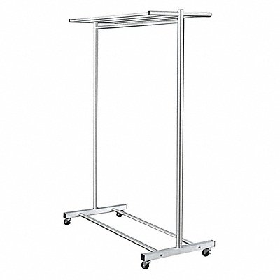 GLARO 7255SA Single Sided Mobile Coat Rck 60 D Satin