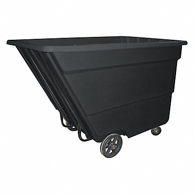 GRAINGER 22CUSBLACK Tilt Truck Medium-Duty 2-1/4 cu yd Black