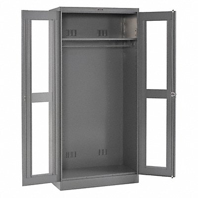 TENNSCO CVD2471MEDGREY Storage Cabinet 78 x36 x24 MdGry 1Shlv