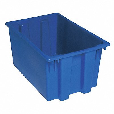 QUANTUM STORAGE SYSTEMS SNT240BL E1885 Stacking and Nesting Container Blue Solid PP
