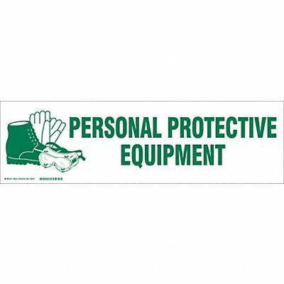 BRADY 60276 Label 7 in x 24 in Polyester