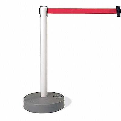 9LA59 TENSABARRIER 88532STDNOD3XC Barrier Post with Belt 37-3/4 in H