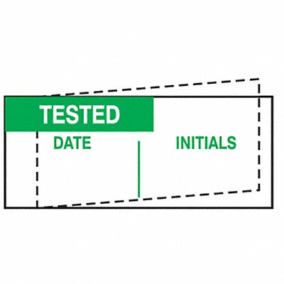 ELECTROMARK Y235787 Quality Inspection Label 5/8 in H PK350