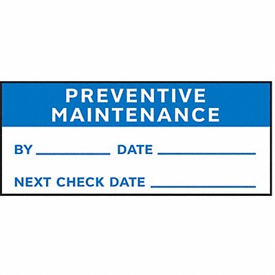 STRANCO INC TC39528 Inspection Label ENG Maintenance PK350