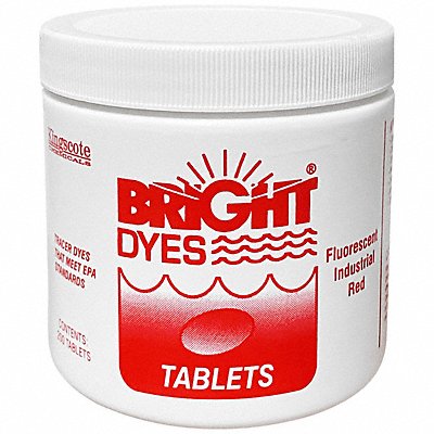 BRIGHT DYES 101100 Dye Tracer Tablet Red PK200