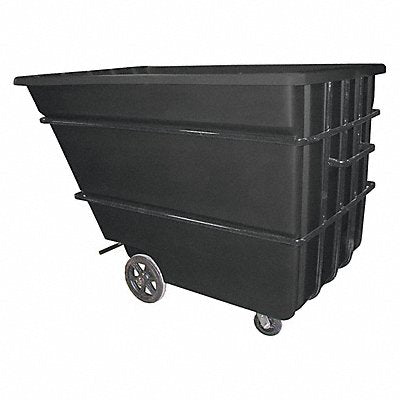 GRAINGER 22CUHDBLACK Tilt Truck Heavy Duty 2-1/4 cu yd Black