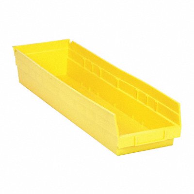 QUANTUM STORAGE SYSTEMS QSB106YL F0622 Shelf Bin Yellow Polypropylene 4 in