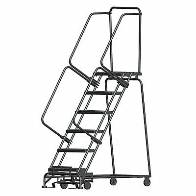 BALLYMORE WA063214G Lockstep Rolling Ladder Steel 60 In.H