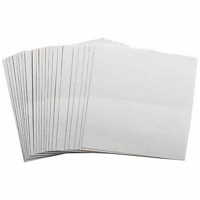 BRADY 60324 Label Overlay 4-1/2 In x4-1/2 In PK100