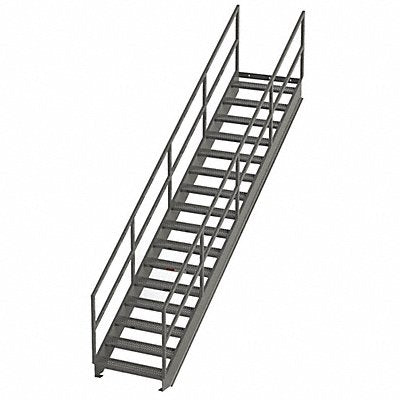GRAINGER IS11936 Stair Unit Carbon Steel 17 Steps