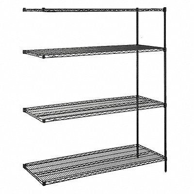 METRO 42460NBL263PBL899 Wire Shelving Unit Cap 500 lb 24inx63inx60in