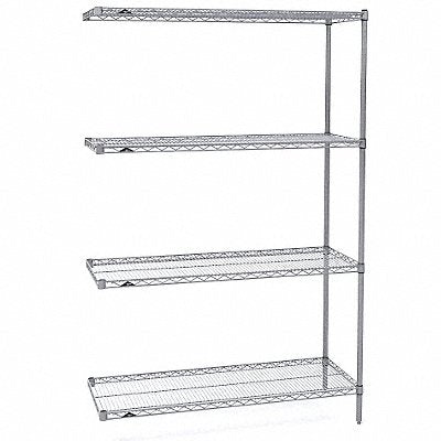 METRO 42472NS263PS89995 Wire Shelving Unit Cap 500 lb 24inx63inx72in