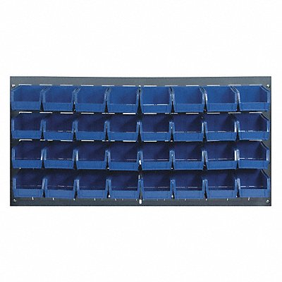 QUANTUM STORAGE SYSTEMS QLP361922032BL Louvrd Pnl 1/4inx20inx36in Load Capacity 175lb