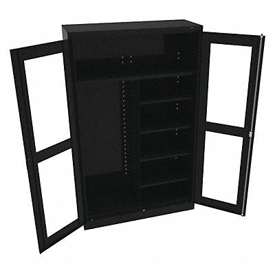 TENNSCO CVDJ1878SUCBLACK Storage Cabinet 78 x48 x18 Black 5Shlv