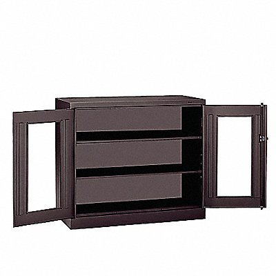 TENNSCO CVDJ2442ABLACK Storage Cabinet 42 x36 x24 Black 2Shlv