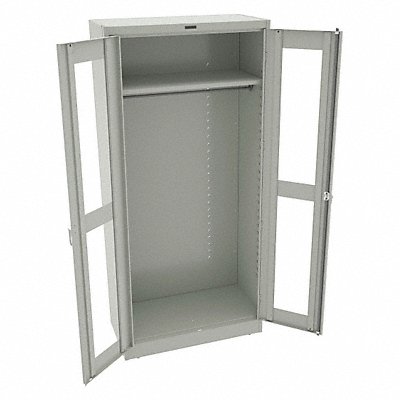 TENNSCO CVD1871LIGHTGREY Storage Cabinet 78 x36 x18 LtGry 1Shlv