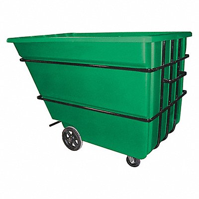 GRAINGER 22CUHDGREEN Tilt Truck Heavy Duty 2-1/4 cu yd Green