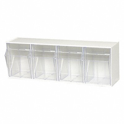 QUANTUM STORAGE SYSTEMS QTB304WT F1573 Specialty Cabinet White Unf 8 1/8 in