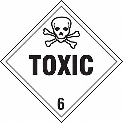 STRANCO INC DOTP0106PS DOT Container Placard 10-3/4 Label W