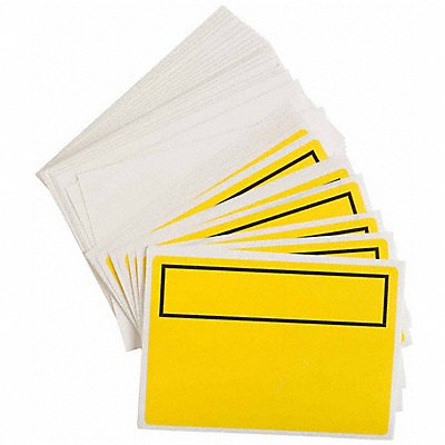 BRADY 60441 Chemical Label Black/Yellow PK25