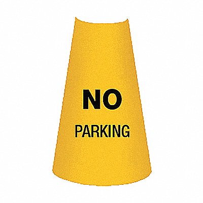 ROCKFORD SILK SCREEN PROCESS CS18 Traffic Cone Collar Yw/Blk No Prking PK6