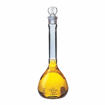 KIMBLE 28014250 Volumetric Flask 250 mL 250 mm H PK12