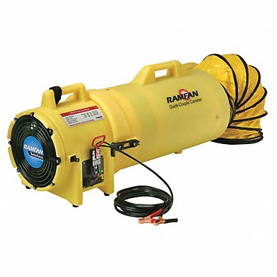 RAMFAN ED9025 Conf.Sp.Fan Axial 25ft. 8In. Duct 1/4HP