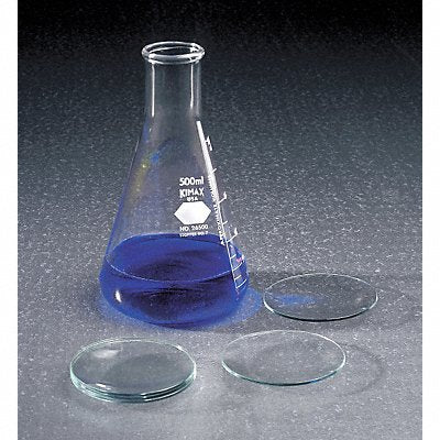GRAINGER WGL100 Watch Glass 100 mm Dia Glass Round PK12