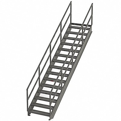 GRAINGER IS11236 Stair Unit Carbon Steel 16 Steps