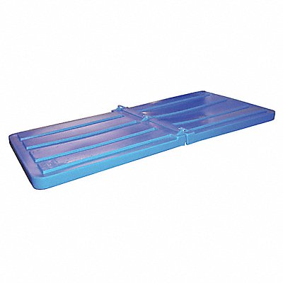 GRAINGER 13LIDBLUE Tilt Truck Lid Blue Fits 1/3 cu yd.