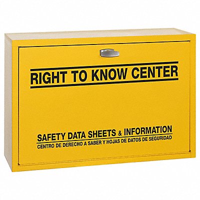 DISPLAY SPECIALISTS CORPORATION 847 Right-To-Know Cabinet Hazard Information
