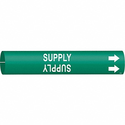BRADY 4139C Pipe Marker Supply 2 in H 2 in W