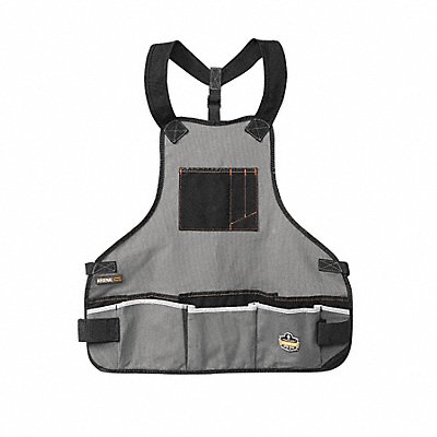 ERGODYNE 13690 Tool Apron Grey Cotton 28 in to 52 in