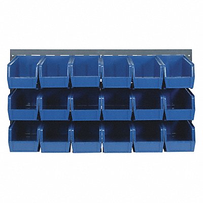 QUANTUM STORAGE SYSTEMS QLP361923018BL Louvrd Pnl 1/4inx20inx36in Load Capacity 175lb