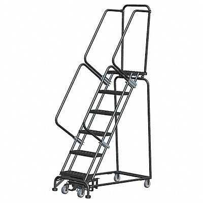 BALLYMORE WA062414P Lockstep Rolling Ladder Steel 60 In.H