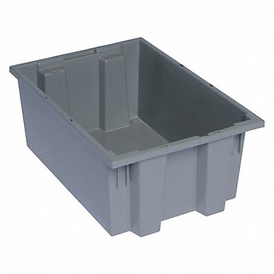QUANTUM STORAGE SYSTEMS SNT200GY E1882 Stacking and Nesting Container Grey Solid PP