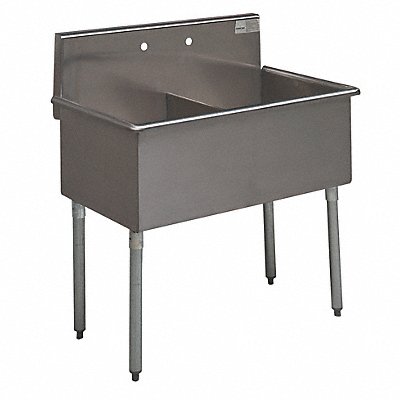 ADVANCE TABCO 4236 Scullery Sink Rectangle 36inx21inx14in