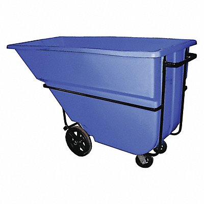 GRAINGER 11CUHDBLUE Tilt Truck HD 1-1/8 cu yd. Blue