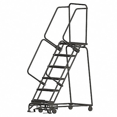 BALLYMORE WA063214P Lockstep Rolling Ladder Steel 60 In.H