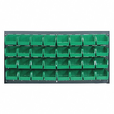QUANTUM STORAGE SYSTEMS QLP361921032GN Louvrd Pnl 1/4inx20inx36in Load Capacity 175lb