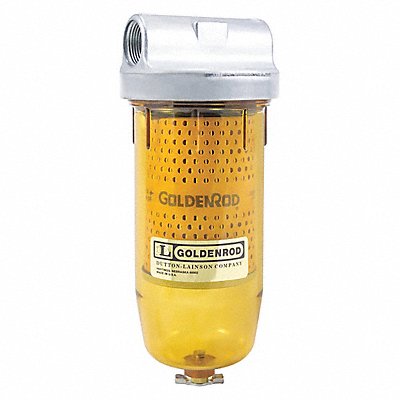 GOLDENROD 49534 SEE THRU STANDARD FUEL FILTER 3/4 NPT