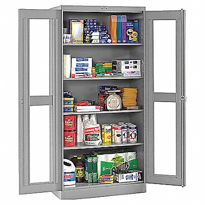 TENNSCO CVDJ2478SUMEDGREY Storage Cabinet 78 x48 x24 MdGry 4 Shelves