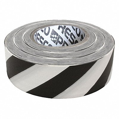 GRAINGER SWBK200 Flaging Tape Blck/White 300 ft 1 3/16 in