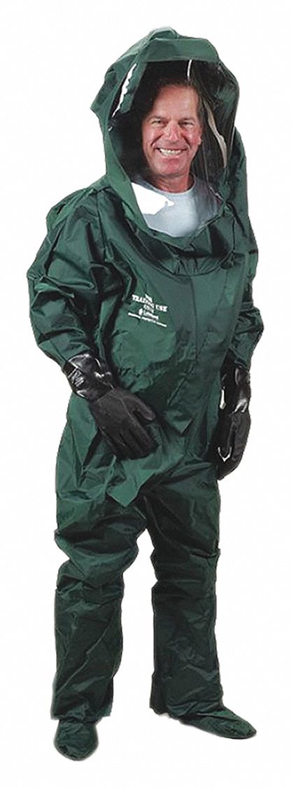 LAKELAND 95493LG Encapsulated Training Suit Lvl B Front L