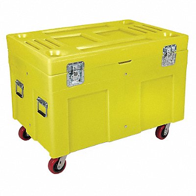 MYTON INDUSTRIES SC4534H5YEL F1330 Storage Cart Yellow Polyethylene 34 in