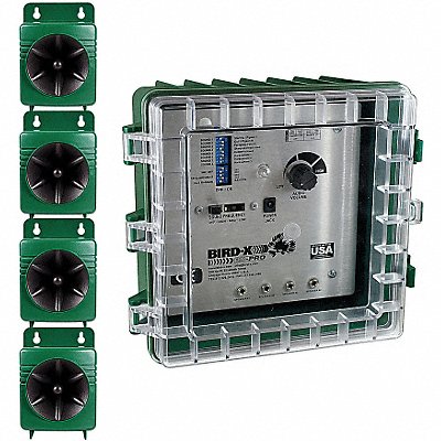 BIRD-X BBPRO220 Electronic Bird Repeller 9 in H 9 in W