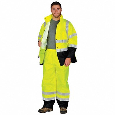 KISHIGO RW1002X3X Rain Jacket/Pant Class 3 Type R 2XL/3XL