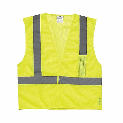 KISHIGO 1083XL E6630 High Visibility Vest Class 2 XL Lime