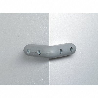 PAWLING CORP EB801 Corner Bumper 8 x 1 In Black Drilled